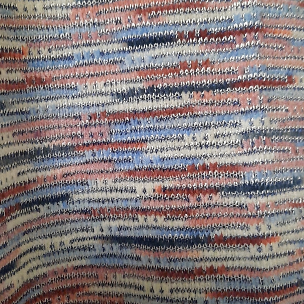 Multicolored Horizontal Thin Striped Top - image 5